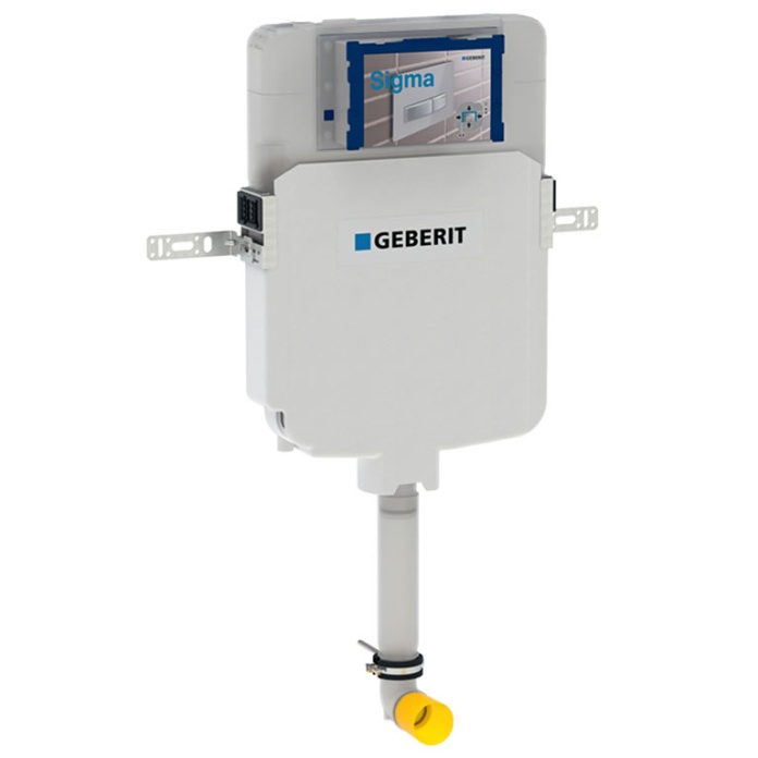 Cutout image of Geberit Sigma 8cm Reduced Depth Concealed Dual Flush Cistern